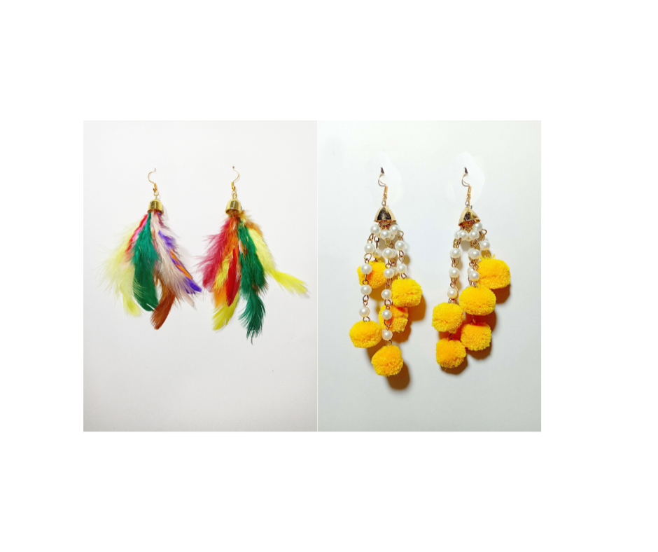 34 DIY Earrings To Add To Your Jewelry Collection | Pom pom earrings, Diy pom  pom, Handmade