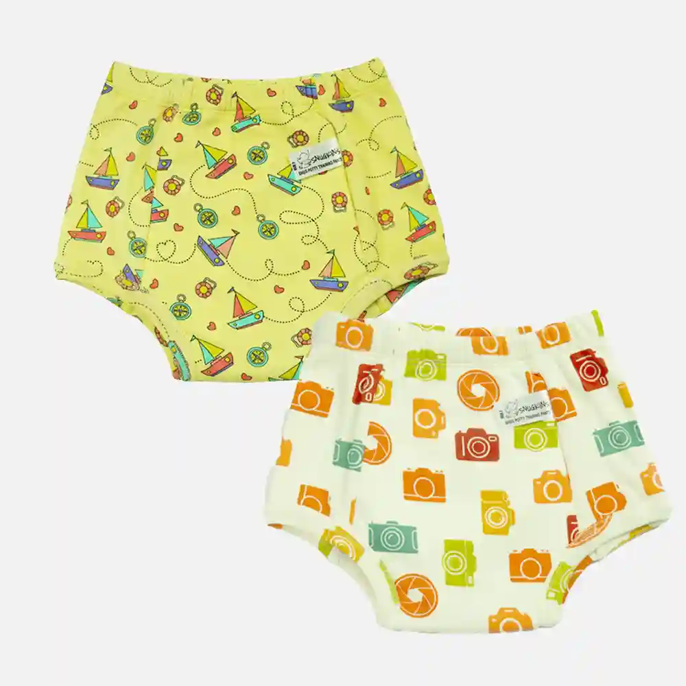 Snugkins Snug Reusable Potty Training Pull-up Pants for Babies/  Toddlers/Kids ( Size 2, Fits 2-3 years) - Pack of 2 at Zoozle