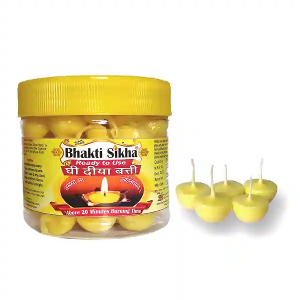 Buy Om Bhakti Wick For Diya - Pure Cotton, Used To Light Oil Lamps