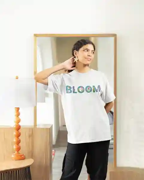 Bloom: Floral Delight T-Shirt For Women - S