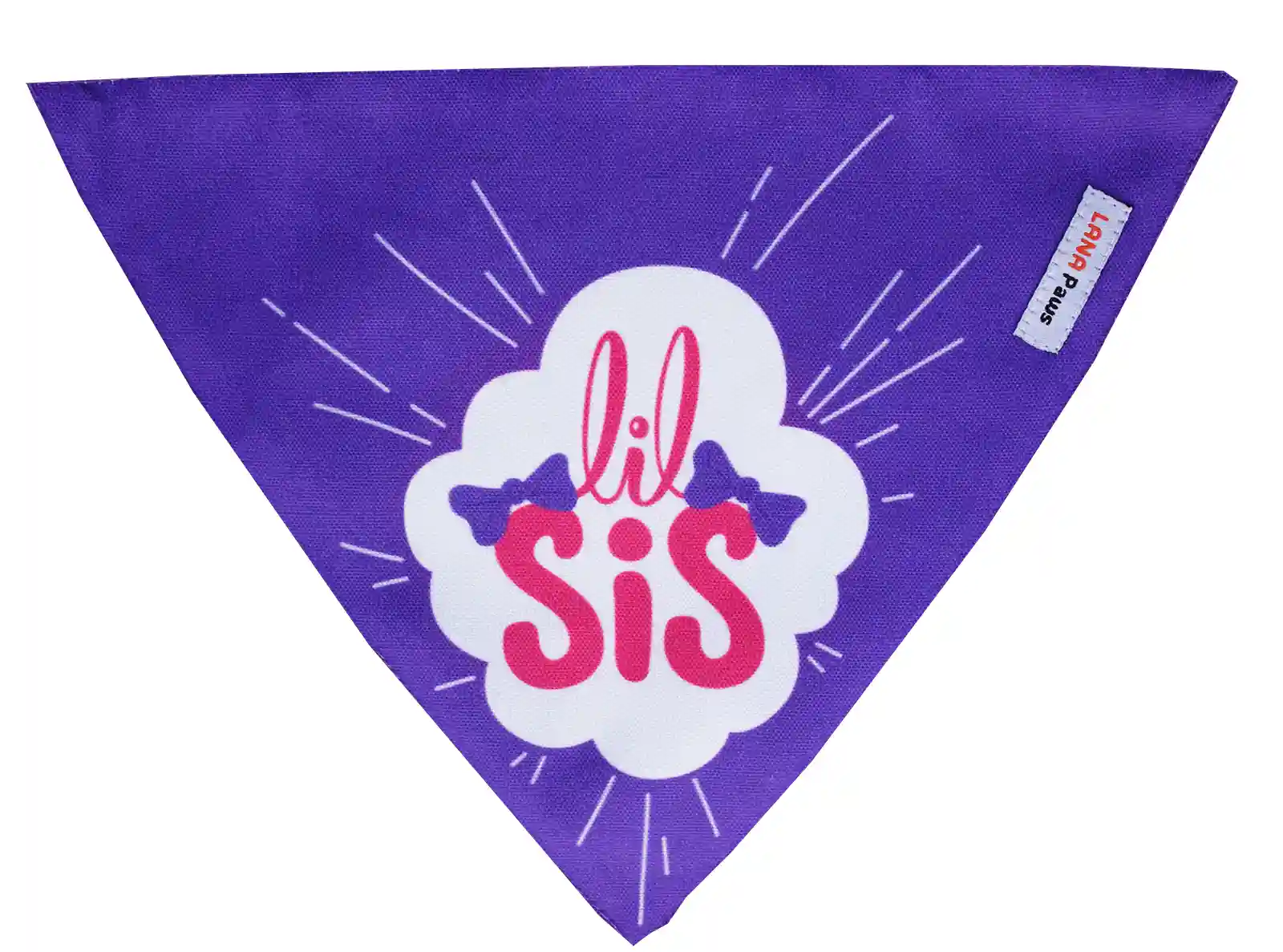 Little Sis Dog Bandana Scarf - Small - Medium