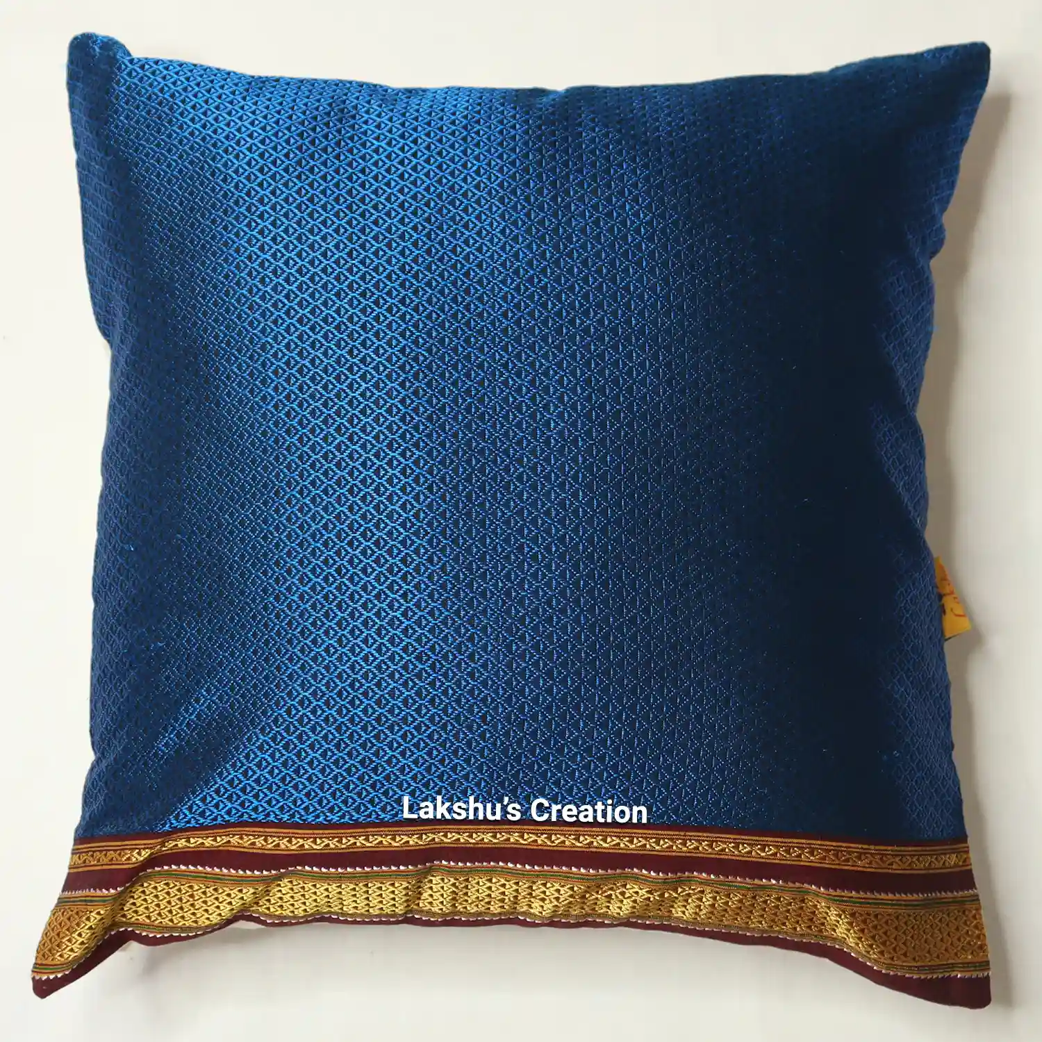 Designer Khun Cushion Covers - Blue (Pack of 1)