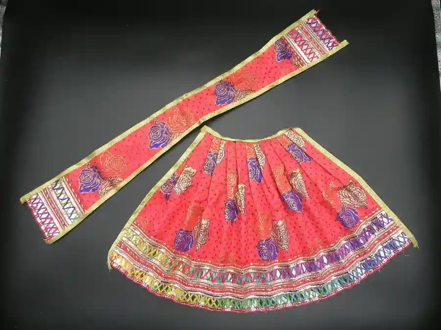 Lehenga and Patka Set - Red