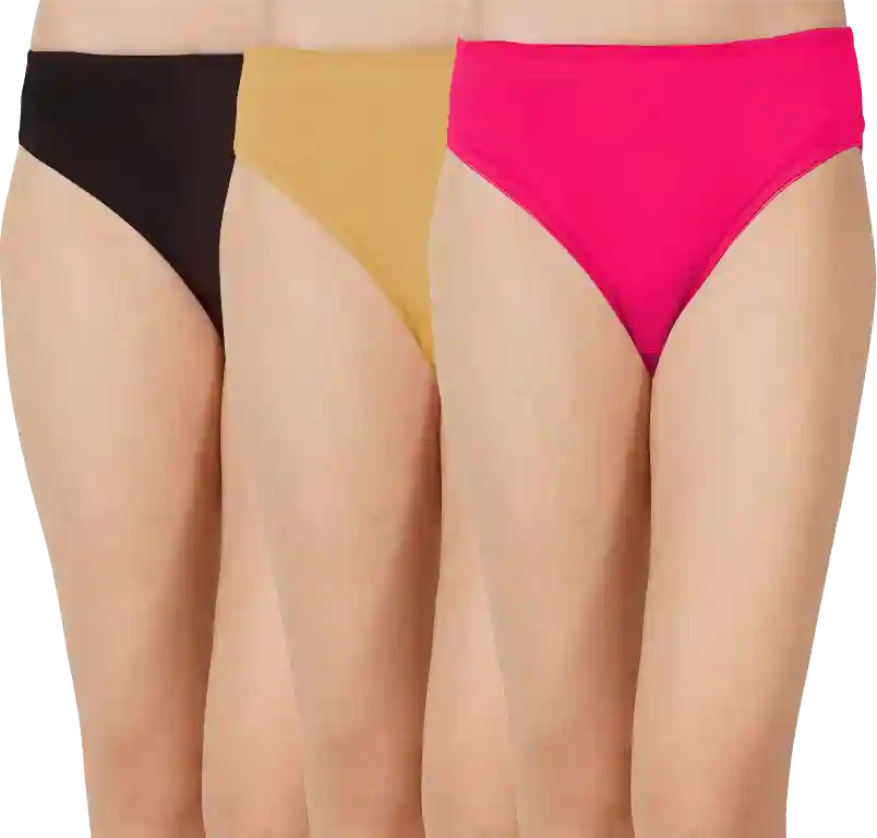 Bamboo Fabric Panty Set For Girls 2 - 3 Years Pack Of 3