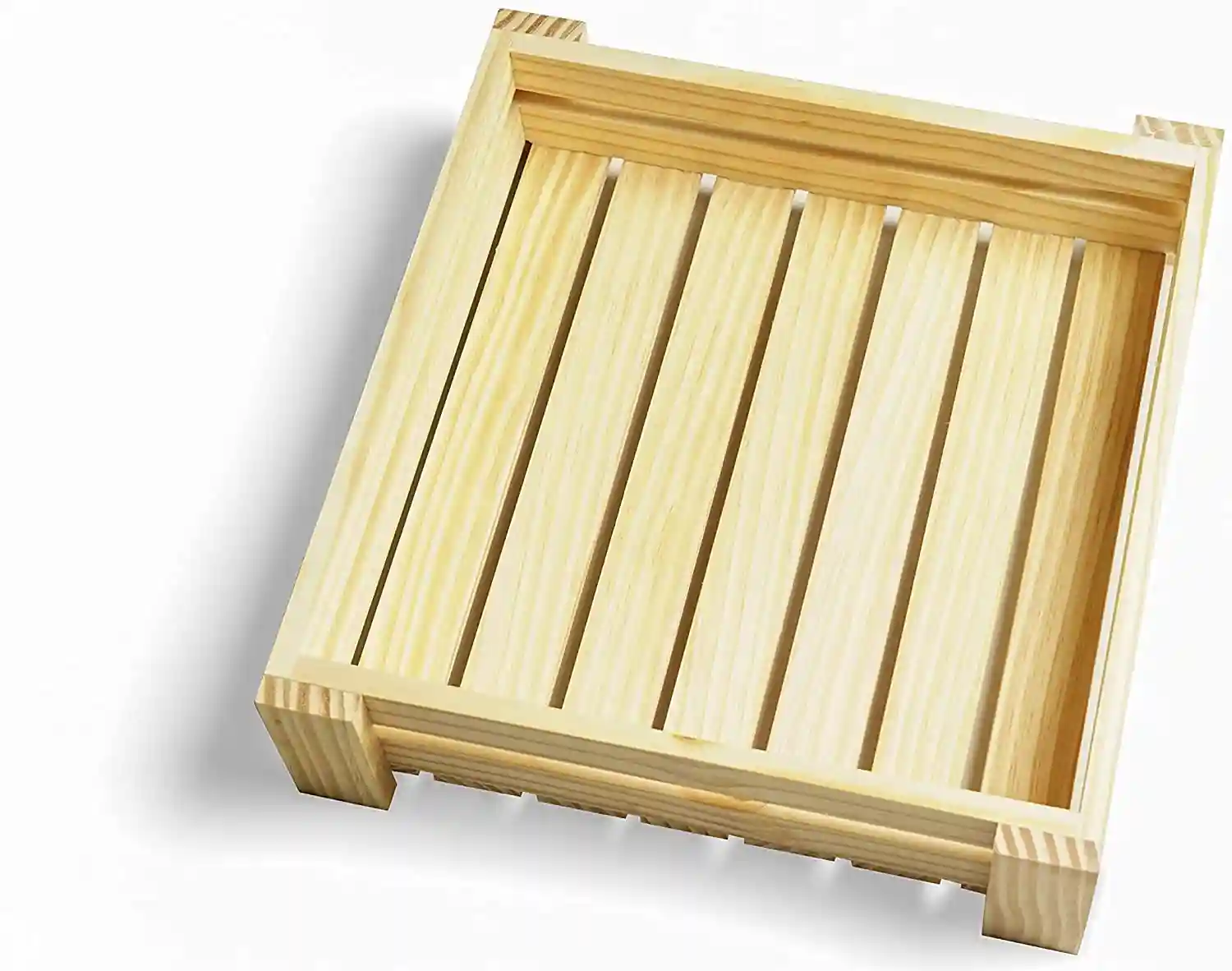 Woodcraft Original Pine Wood Square Tray For Serving