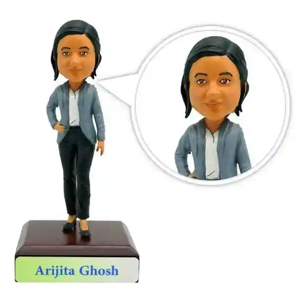 Personalised Bobblehead 3D Miniature With Businesswoman Body