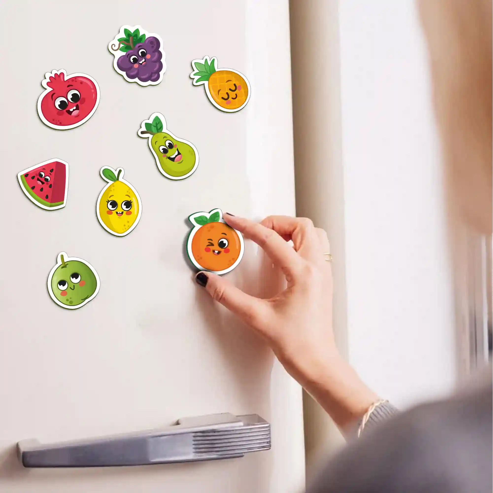 Mini Leaves Fruits Fridge Magnets Magnetic Cut Outs At Zoozle