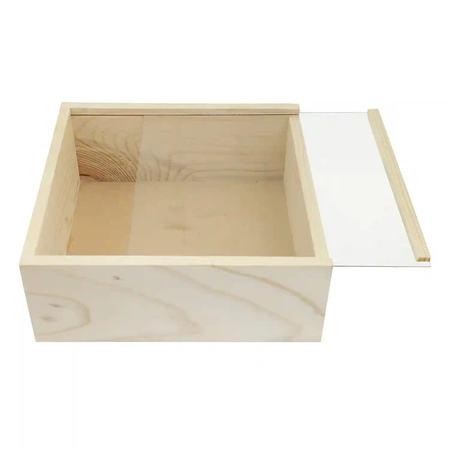 Woodcraft Original Pinewood Acrylic Slider Box