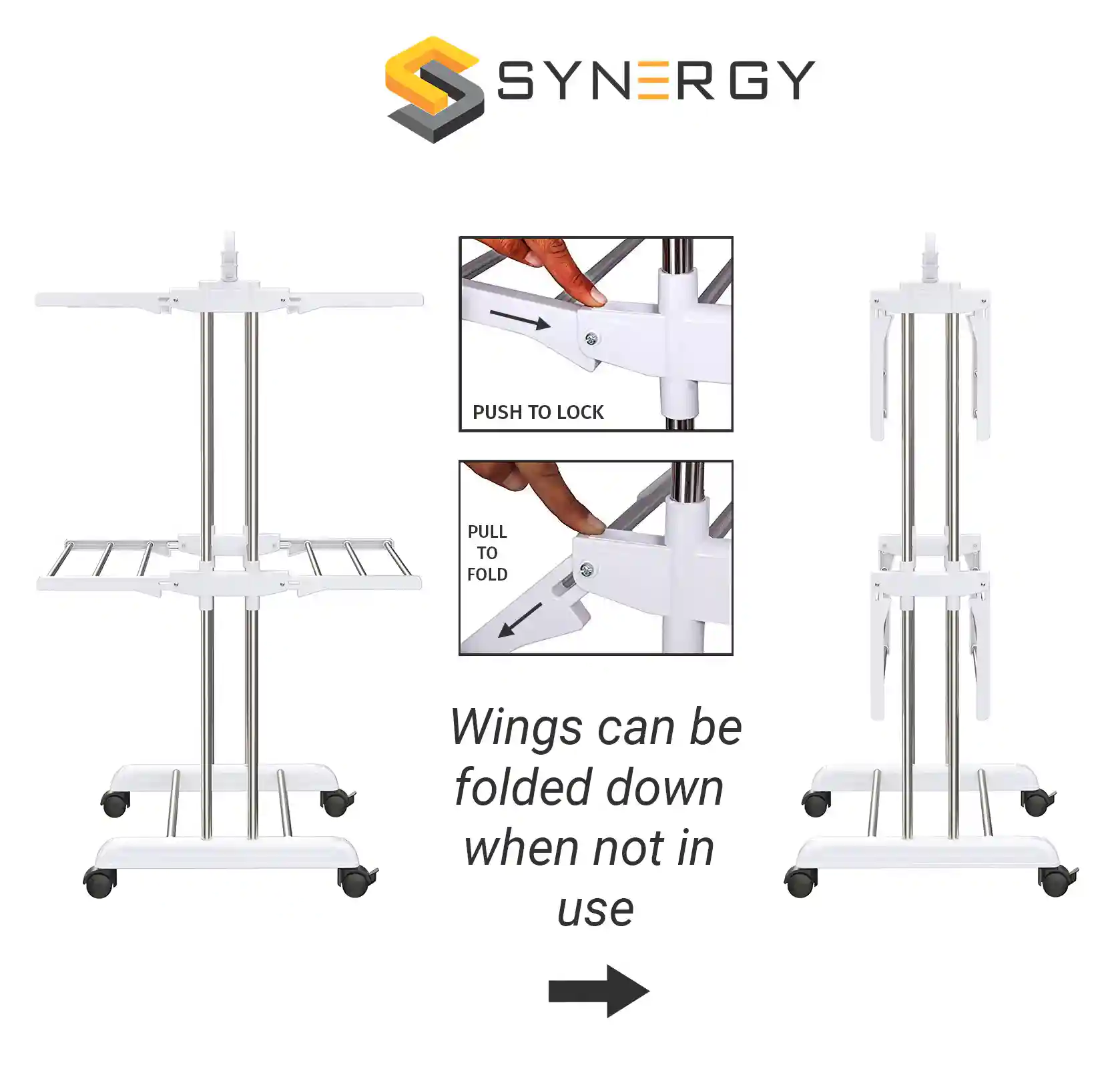 Synergy foldable best sale cloth dryer