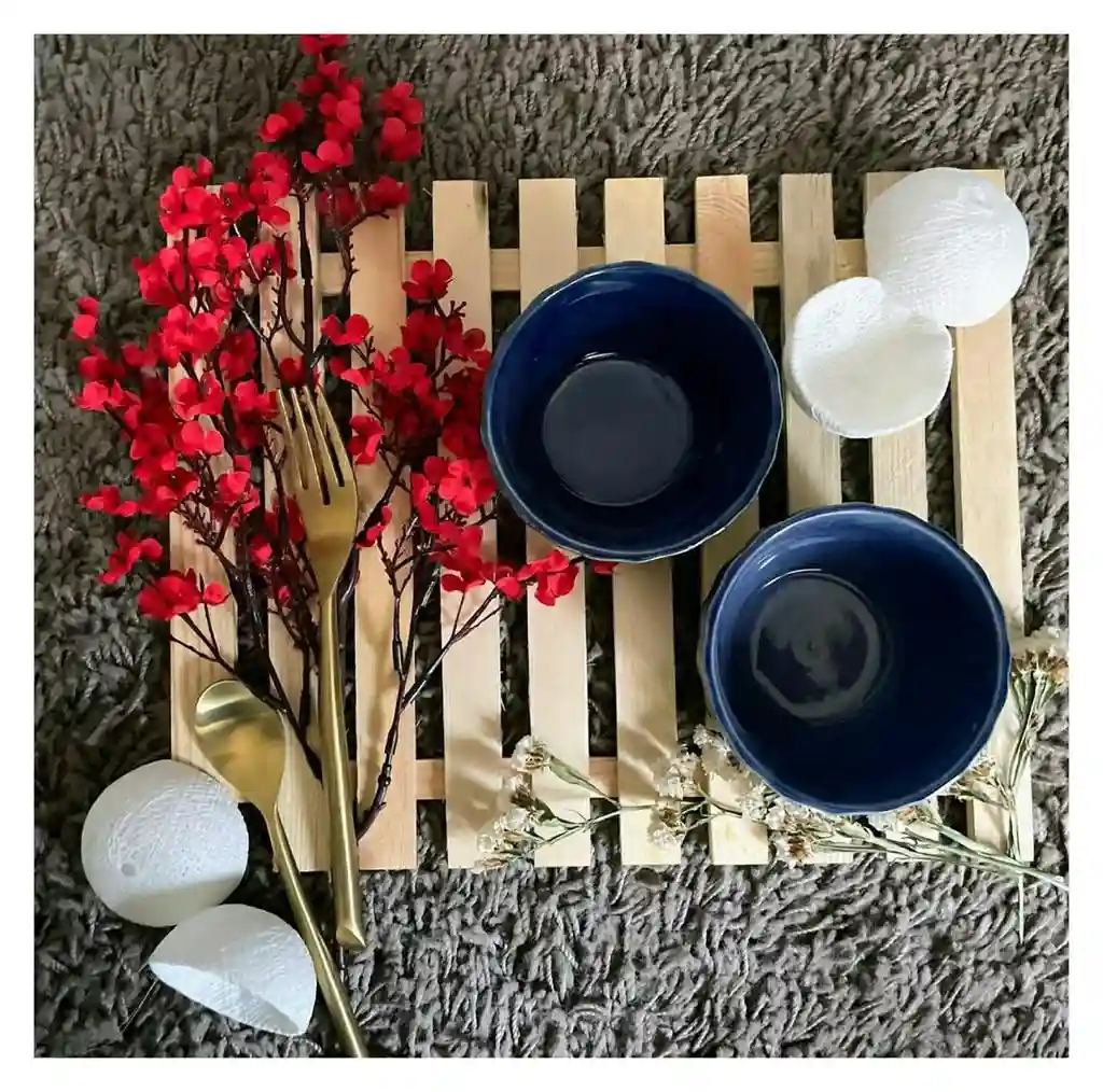 Ceramic Snack Bowl - Blue