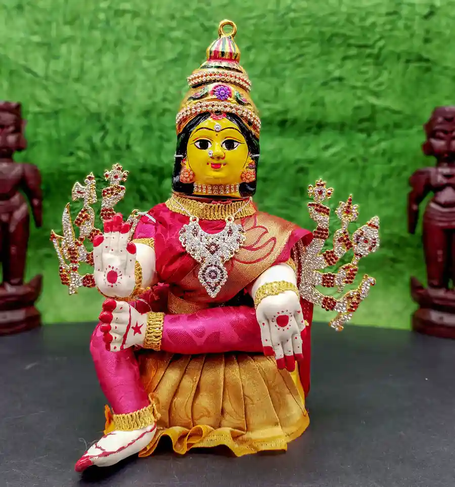 Special Durga Idol (Height - 11 inches , Width - 10 inches)