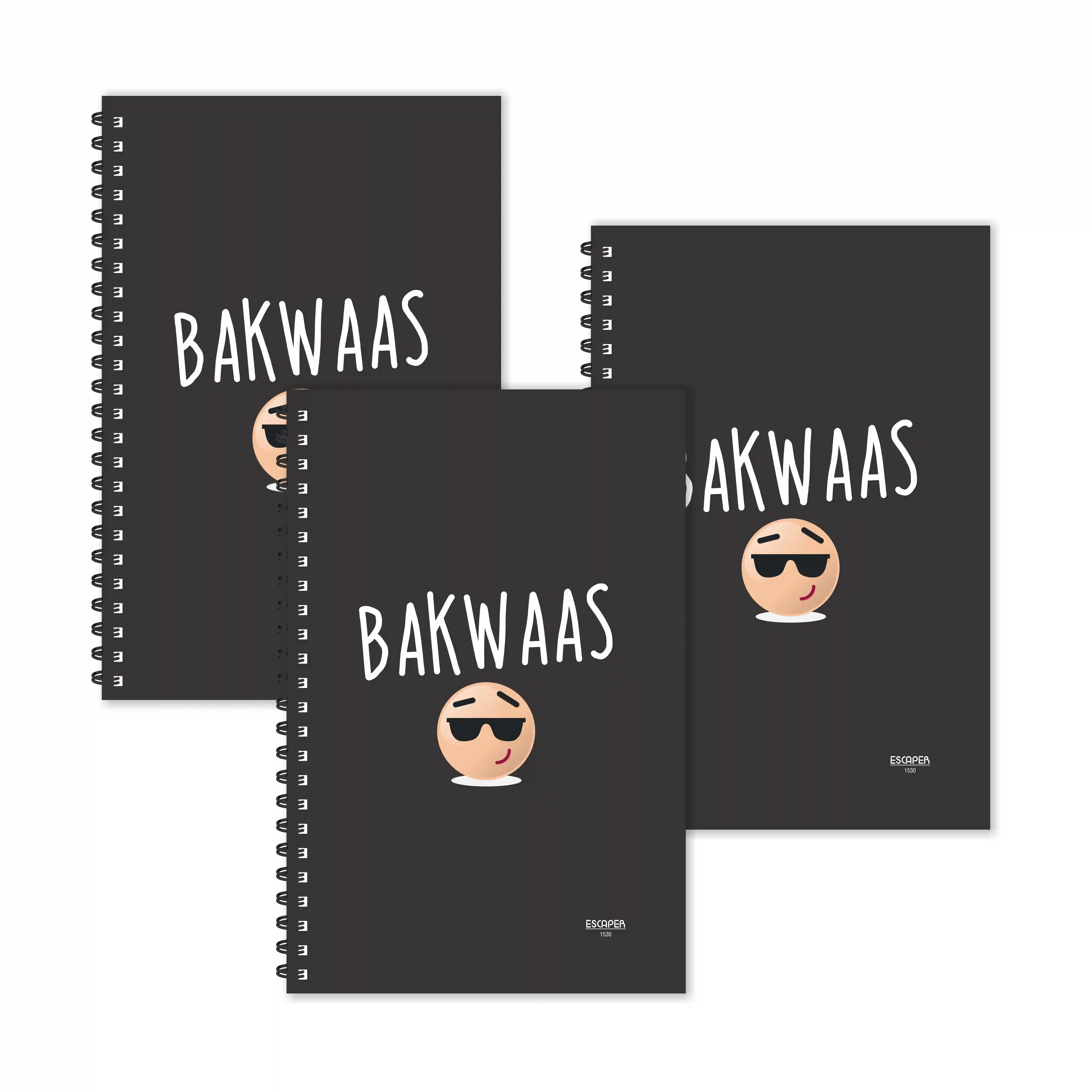 Bakwaas Quotes Ruled Diaries - Pack Of 3