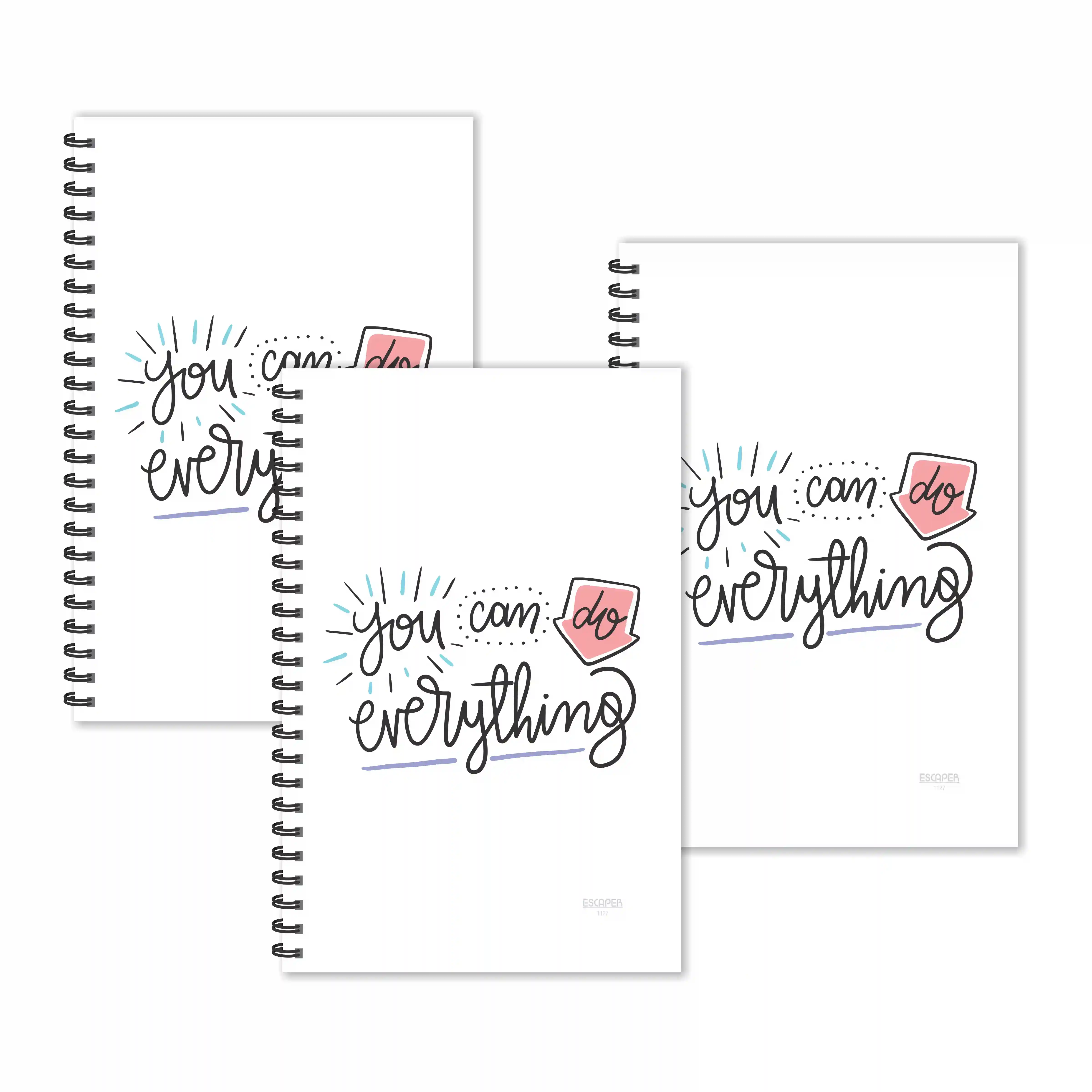 You Can Do Everything Motivational Diaries - Pack Of 3