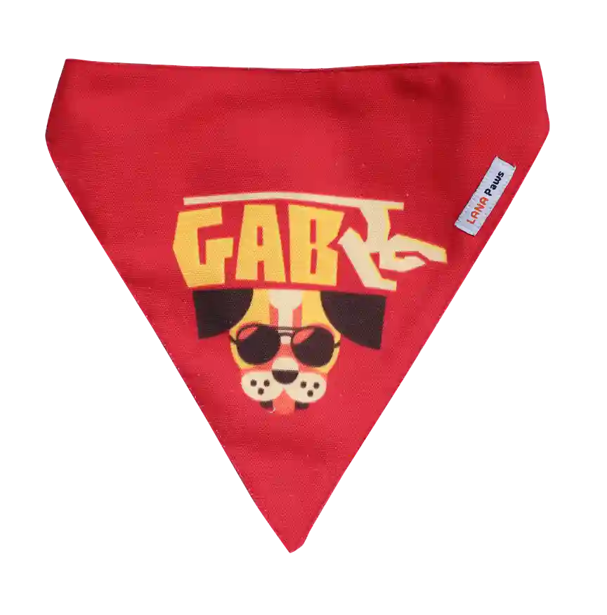 Gabru Dog Bandana Scarf - Small - Medium