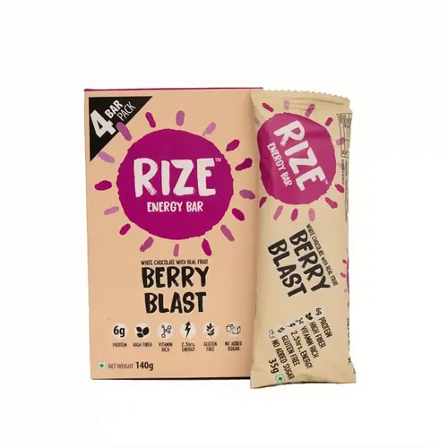 RIZE Energy Bar| As Seen on Shark Tank India| 6g Protein Bar Caffeinated Bars for Post Work out Snack, High Protein Bar with Zero Added Sugar, Gluten Free Healthy Snack